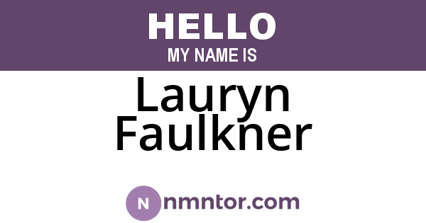 Lauryn Faulkner