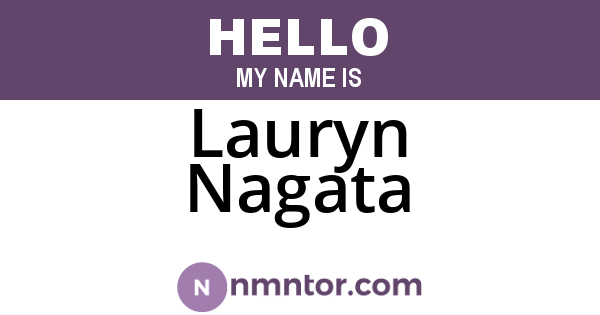 Lauryn Nagata