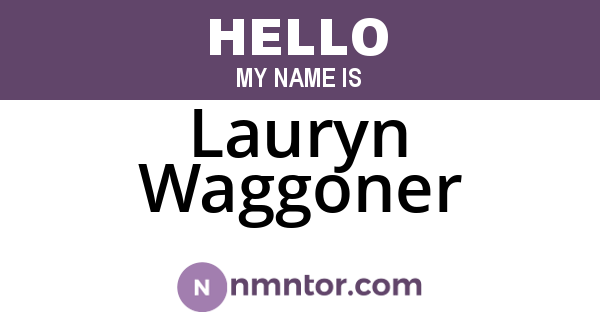 Lauryn Waggoner
