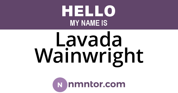 Lavada Wainwright
