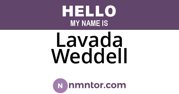 Lavada Weddell