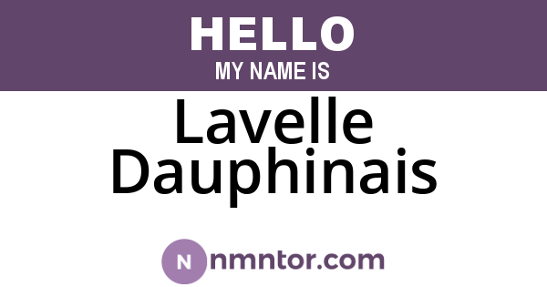Lavelle Dauphinais