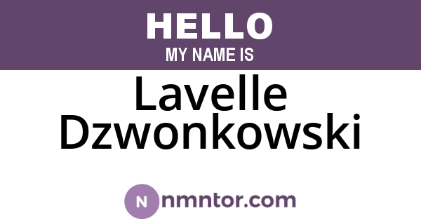 Lavelle Dzwonkowski