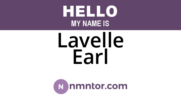 Lavelle Earl