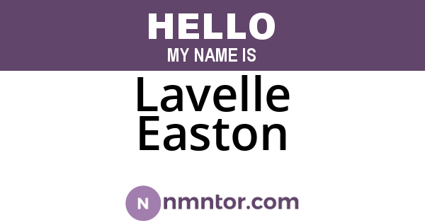 Lavelle Easton