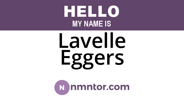 Lavelle Eggers