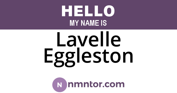 Lavelle Eggleston