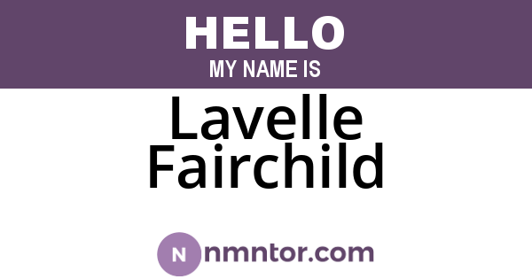 Lavelle Fairchild