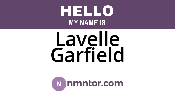 Lavelle Garfield