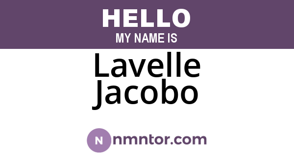 Lavelle Jacobo
