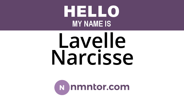 Lavelle Narcisse