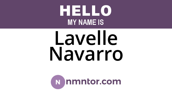 Lavelle Navarro