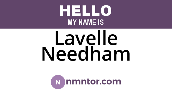 Lavelle Needham