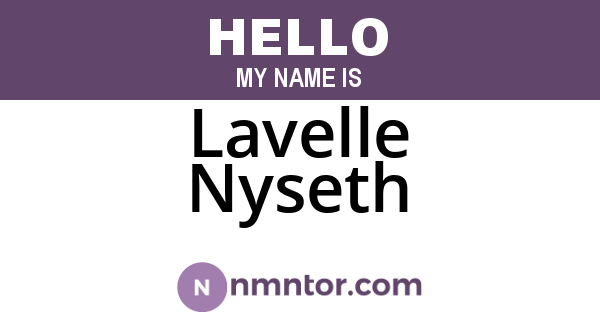 Lavelle Nyseth