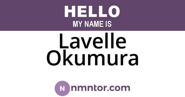 Lavelle Okumura