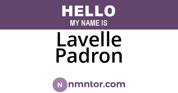 Lavelle Padron