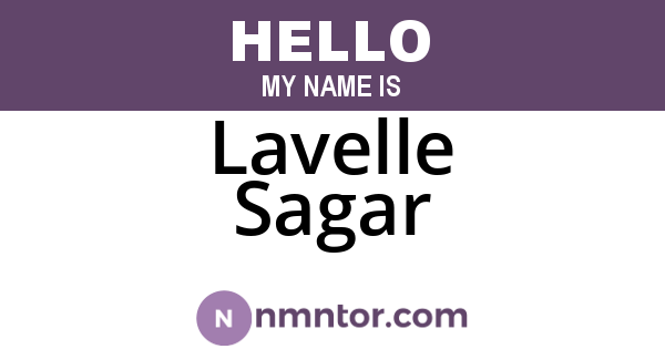 Lavelle Sagar