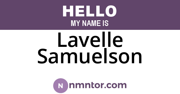 Lavelle Samuelson