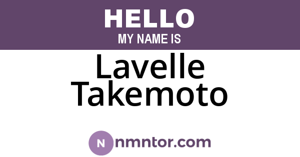 Lavelle Takemoto