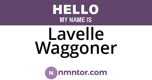 Lavelle Waggoner