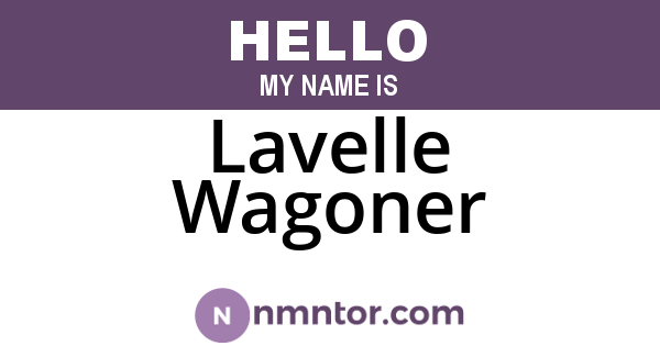 Lavelle Wagoner