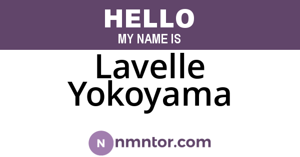 Lavelle Yokoyama