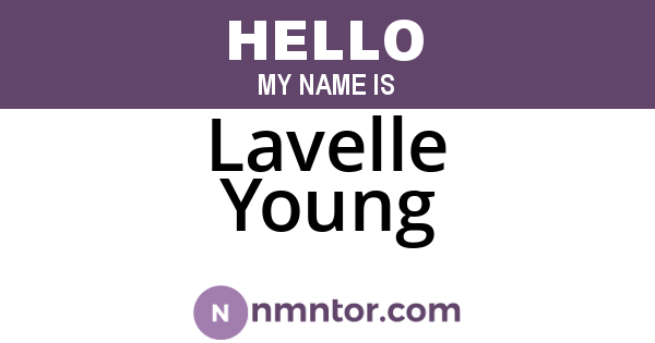 Lavelle Young