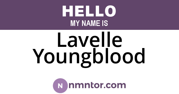 Lavelle Youngblood