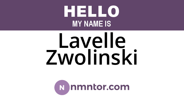 Lavelle Zwolinski