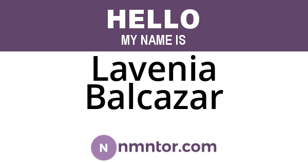 Lavenia Balcazar