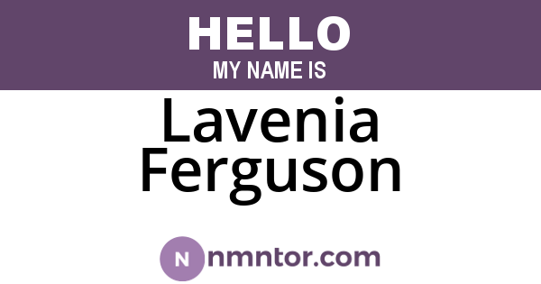 Lavenia Ferguson