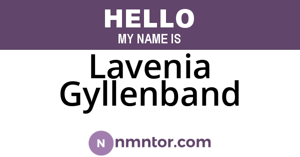 Lavenia Gyllenband