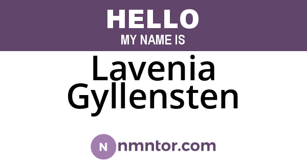 Lavenia Gyllensten