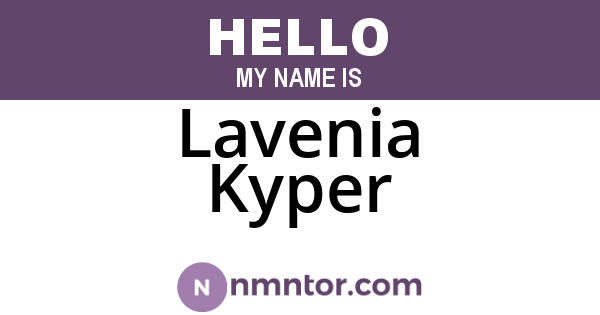 Lavenia Kyper