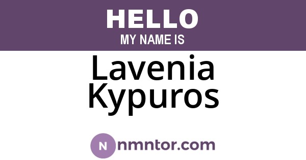 Lavenia Kypuros