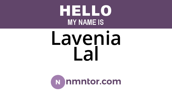 Lavenia Lal