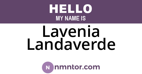 Lavenia Landaverde