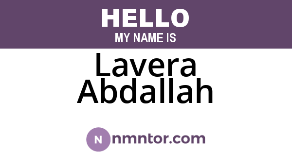 Lavera Abdallah