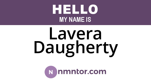 Lavera Daugherty
