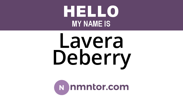 Lavera Deberry