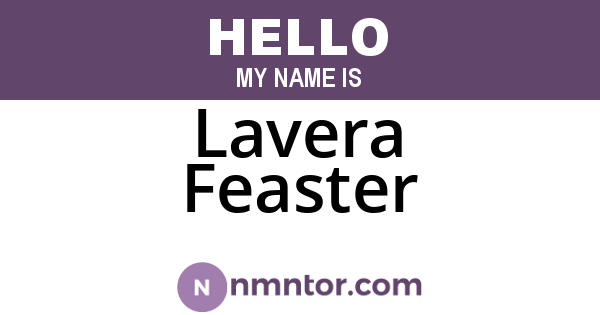 Lavera Feaster
