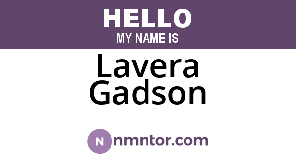 Lavera Gadson