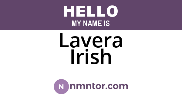 Lavera Irish