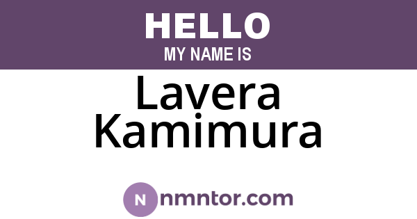 Lavera Kamimura