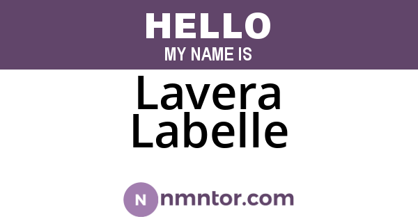 Lavera Labelle