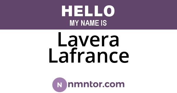 Lavera Lafrance