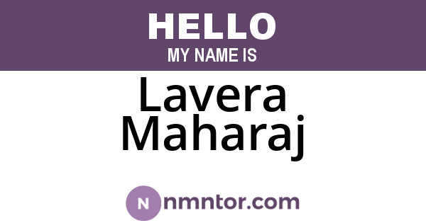 Lavera Maharaj