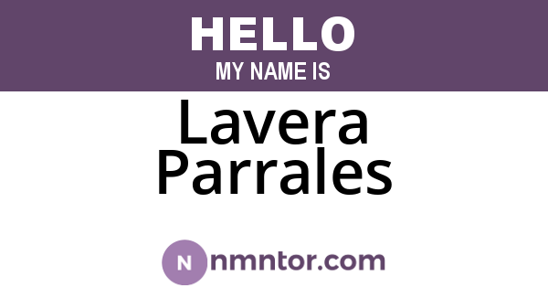 Lavera Parrales