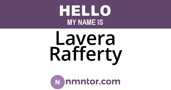 Lavera Rafferty