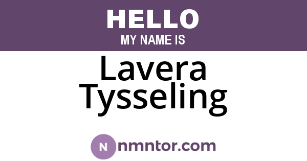 Lavera Tysseling